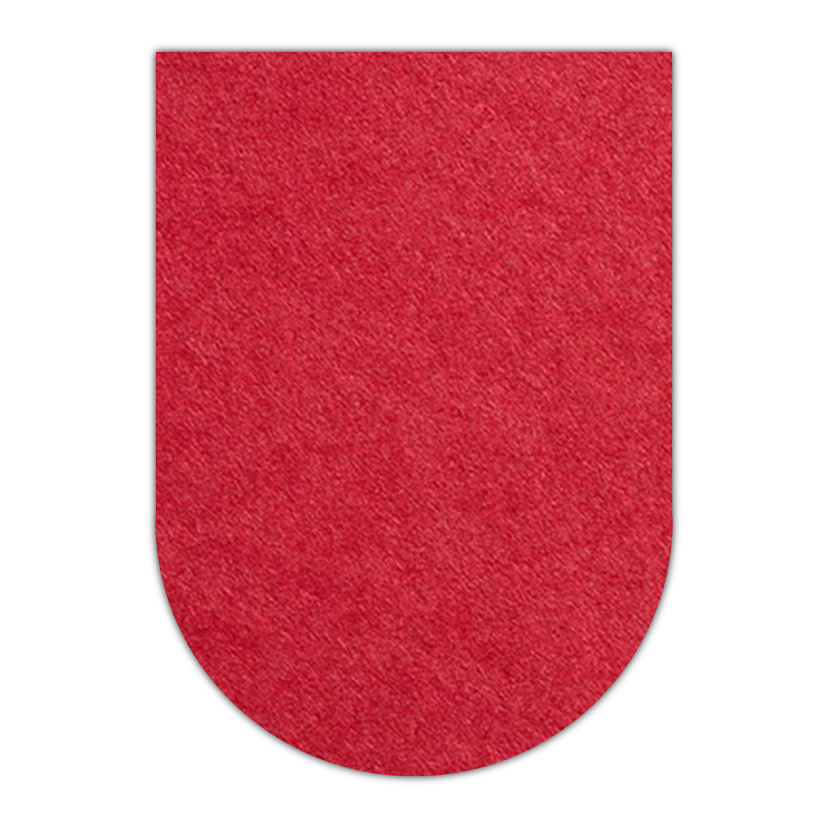CMYK Print on Scarlet Red Cardstock | Shape P31 | 3.5" x 5"