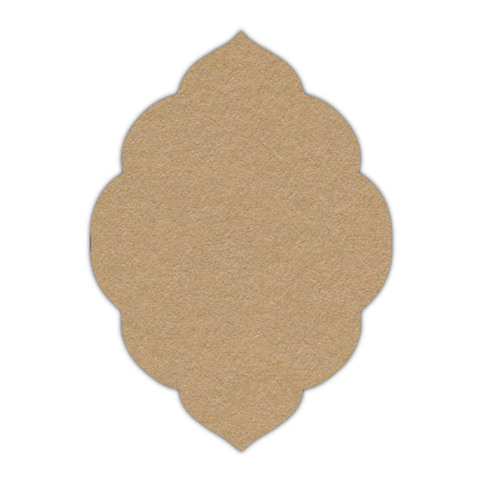 CMYK Print on Camel Cardstock | Shape P32 | 11" x 14"