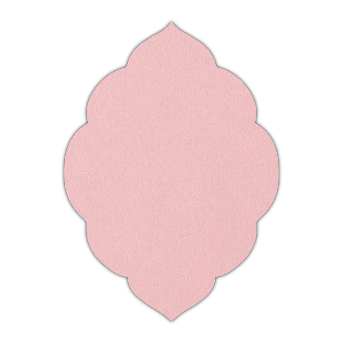 CMYK Print on Candy Pink Cardstock | Shape P32 | 12" x 18"