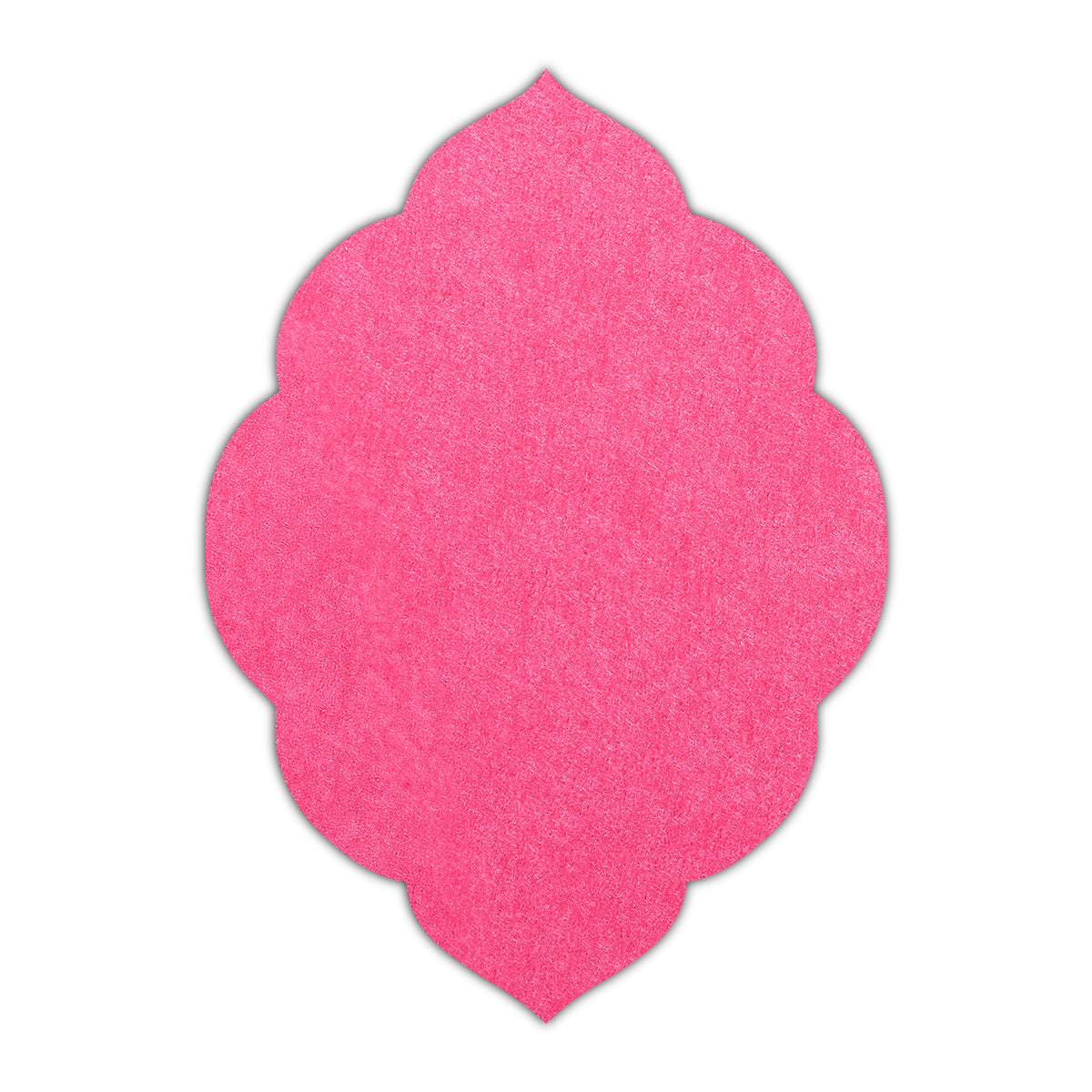 CMYK Print on Hot Pink Cardstock | Shape P32 | 12" x 18"
