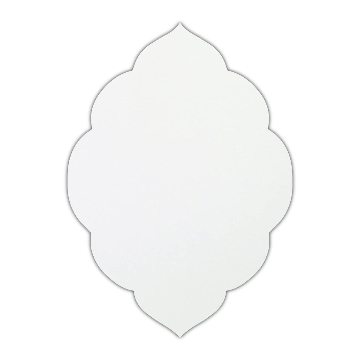 CMYK Print on Shimmer Ice Gold Cardstock | Shape P32 | 4.25" x 5.5"