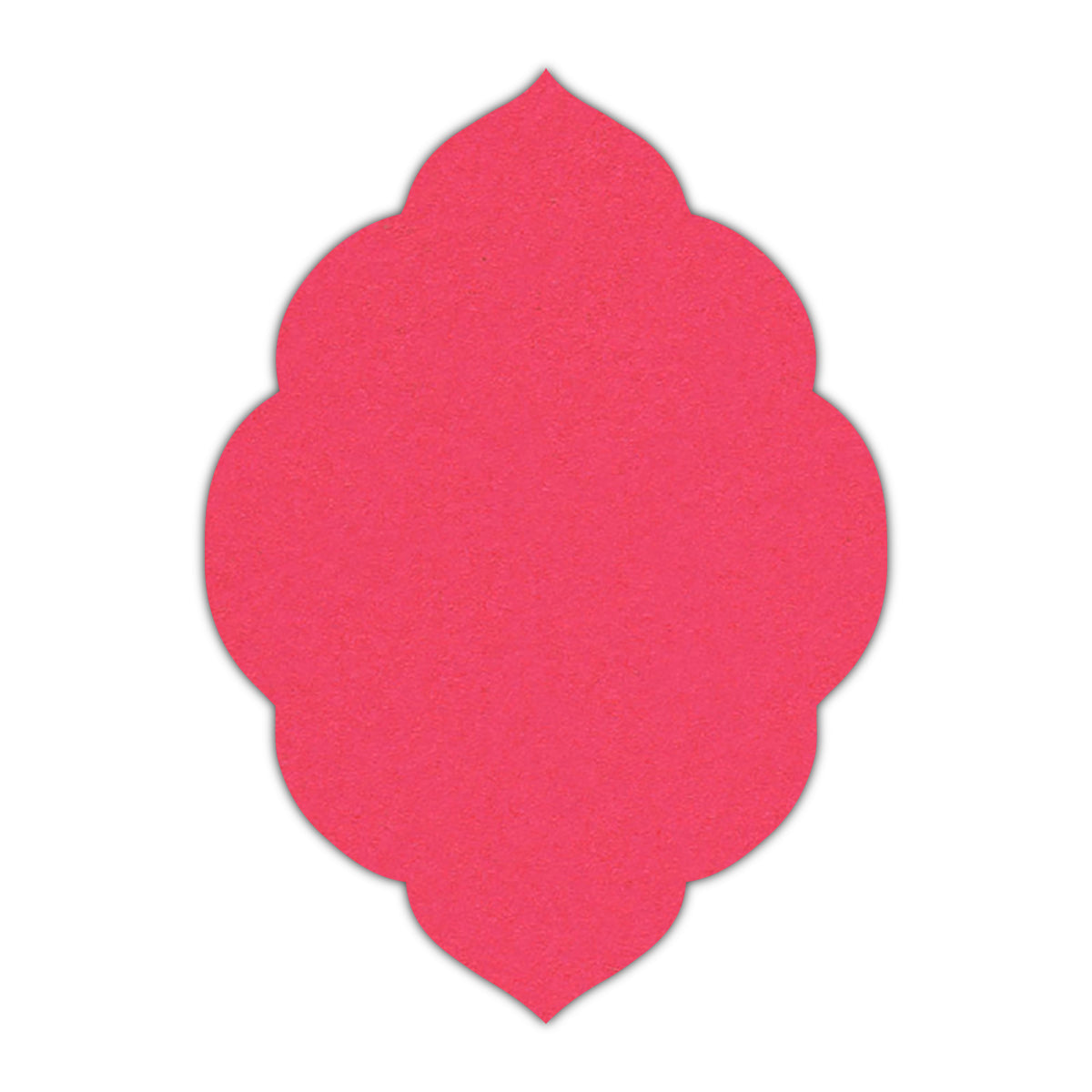 CMYK Print on Lipstick Cardstock | Shape P32 | 3" x 4"