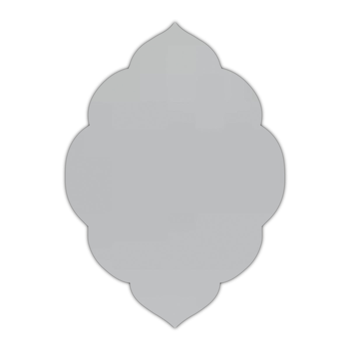 CMYK Print on Shimmer Silver Cardstock | Shape P32 | 4.25" x 5.5"