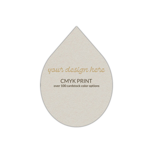 Shape P33 Diecut Card | CMYK Print | 3.5" x 5"