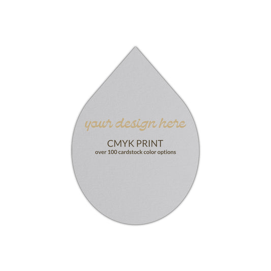 Shape P33 Diecut Card | CMYK Print | 3" x 4"