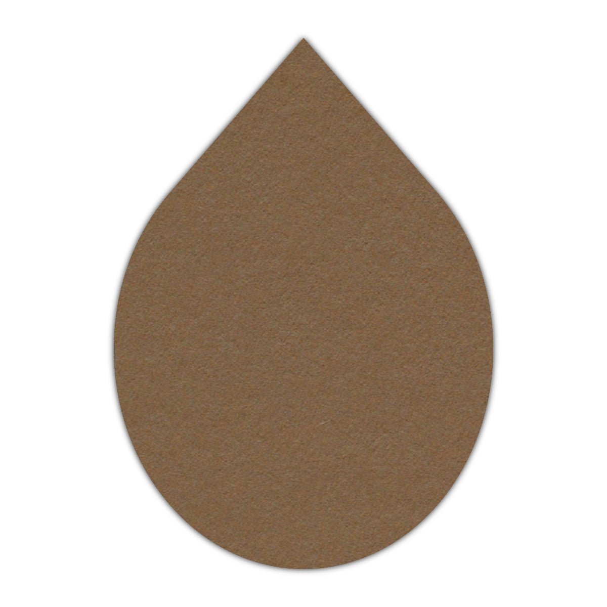 CMYK Print on Cappuccino Cardstock | Shape P33 | 5" x 8"