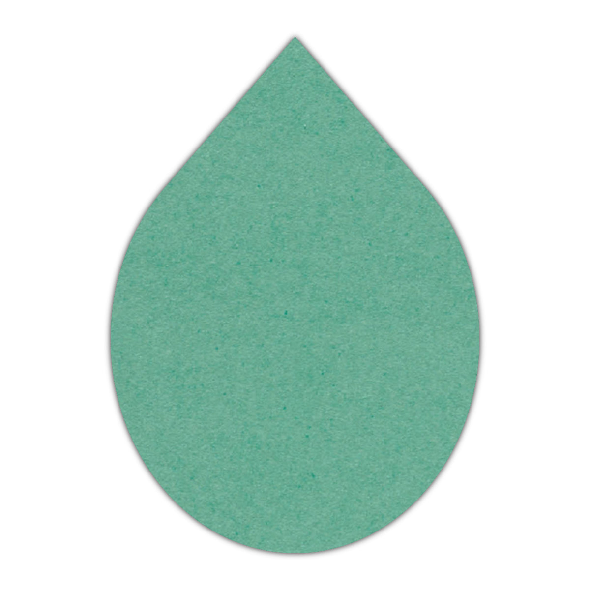 CMYK Print on Caribbean Blue Cardstock | Shape P33 | 3" x 4"