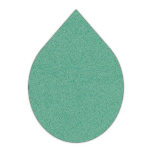 CMYK Print on Caribbean Blue Cardstock | Shape P33 | 11" x 14"