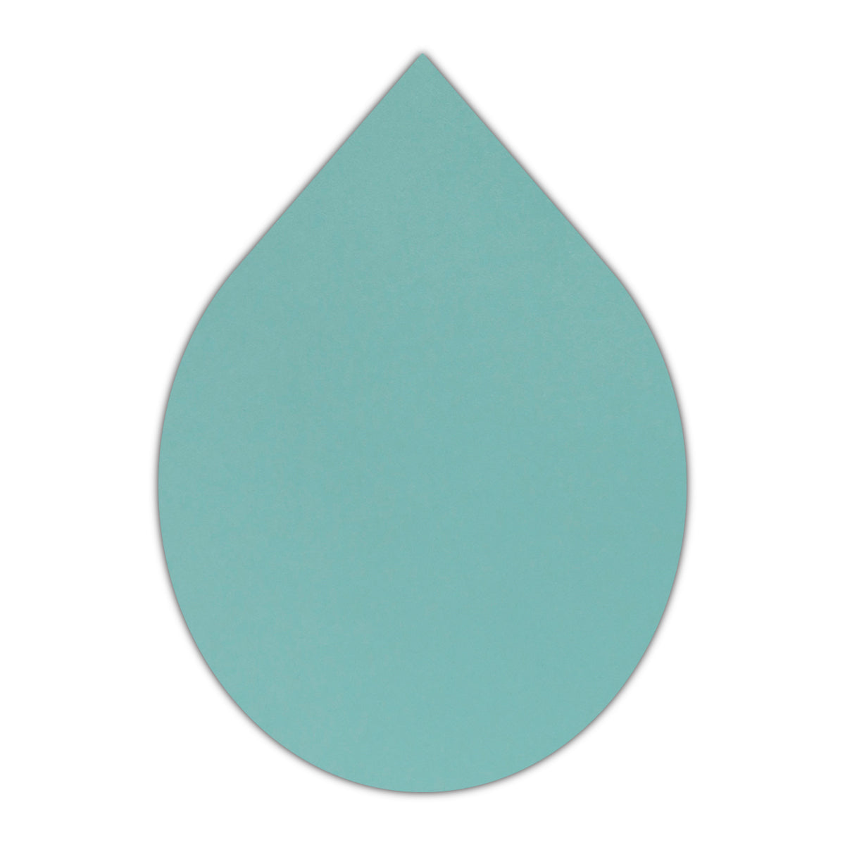 CMYK Print on Shimmer Lagoon Cardstock | Shape P33 | 3" x 4"