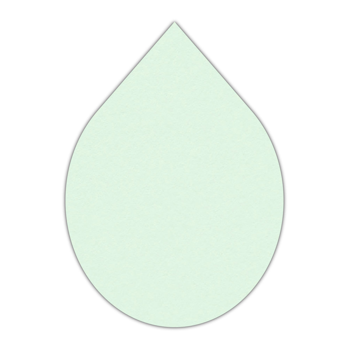 CMYK Print on Pastel Green Cardstock | Shape P33 | 3" x 5"