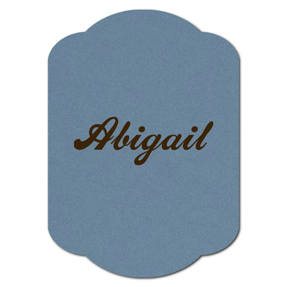 Individually Personalized Wedding Prints on Diecut Cardstock - Shape P34