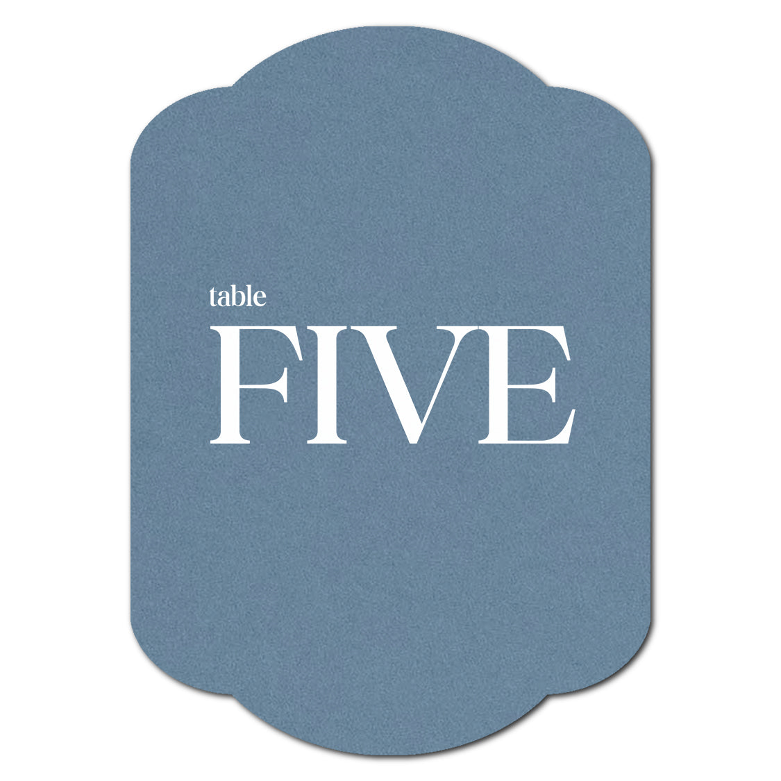 Individually Personalized Wedding Prints on Diecut Cardstock - Shape P34