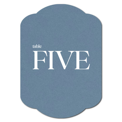 Individually Personalized Wedding Prints on Diecut Cardstock - Shape P34