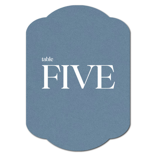 Individually Personalized Wedding Prints on Diecut Cardstock - Shape P34