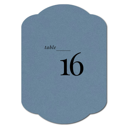 Individually Personalized Wedding Prints on Diecut Cardstock - Shape P34