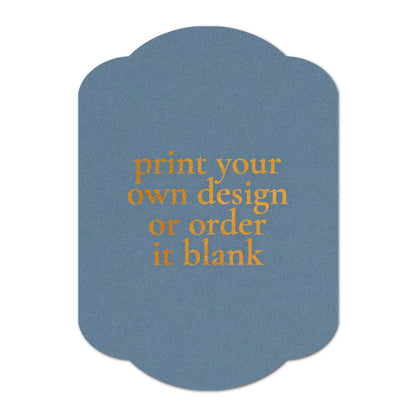 Custom Wedding Prints on Diecut Shaped Cardstock | Shape P34