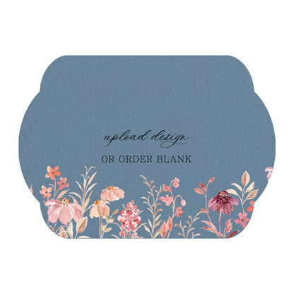 Custom Wedding Prints on Diecut Shaped Cardstock | Shape P34