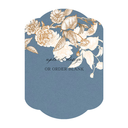 Custom Wedding Prints on Diecut Shaped Cardstock | Shape P34