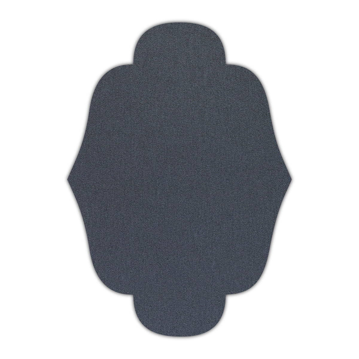 CMYK Print on Shimmer Anthracite Cardstock | Shape P34 | 8.5" x 11"