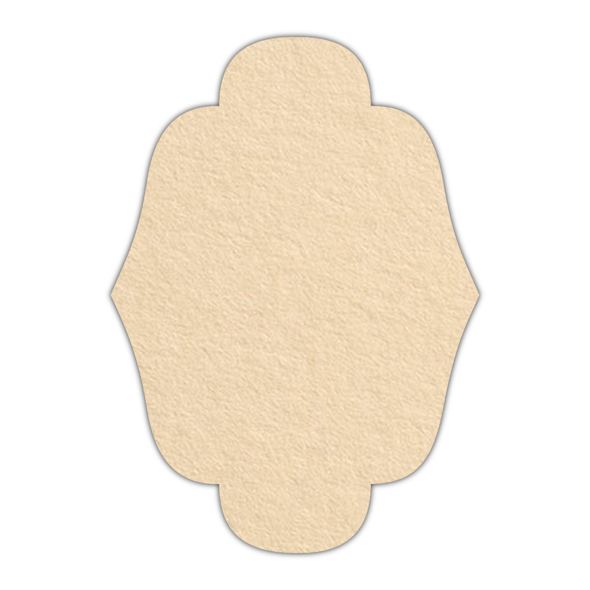 CMYK Print on Antique Ivory Cardstock | Shape P34 | 2.5" x 3.5"