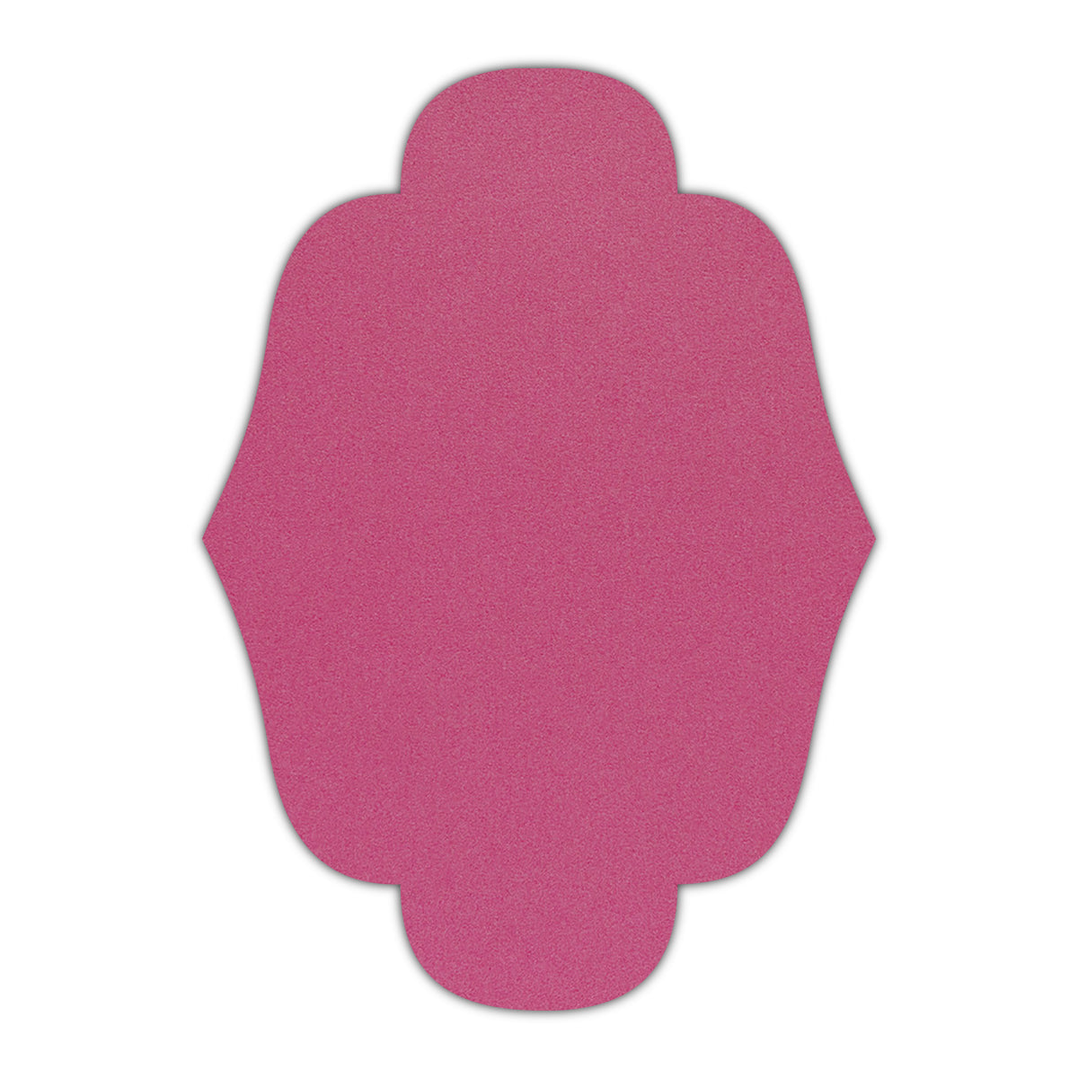 CMYK Print on Shimmer Azalea Cardstock | Shape P34 | 5" x 7"