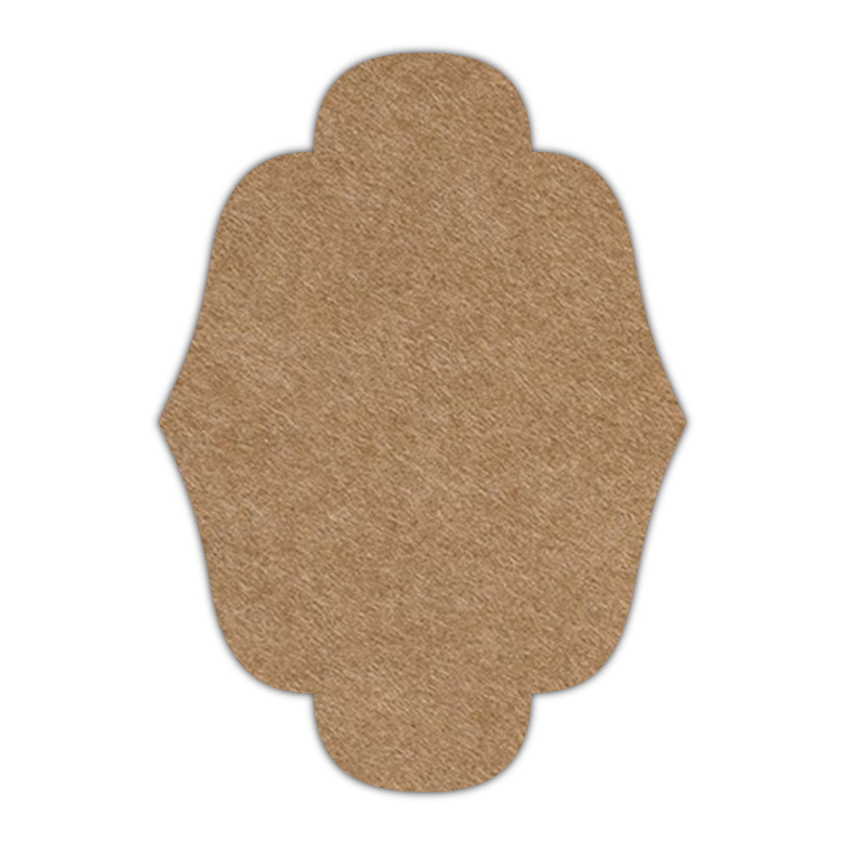 CMYK Print on Beach Sand Cardstock | Shape P34 | 12" x 18"