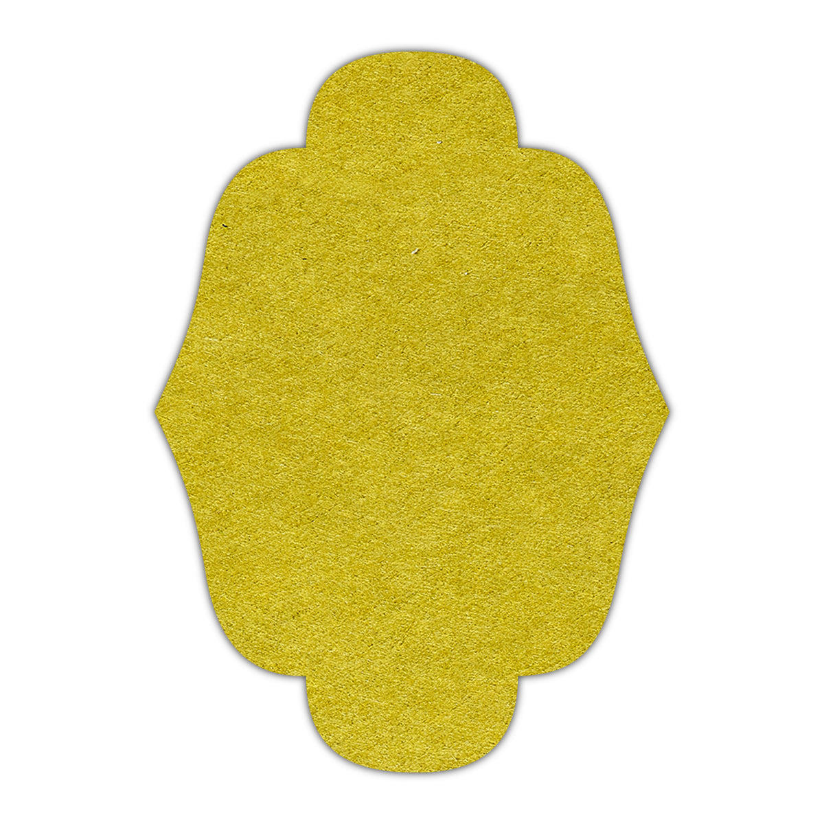 CMYK Print on Chartreuse Cardstock | Shape P34 | 8.5" x 11"