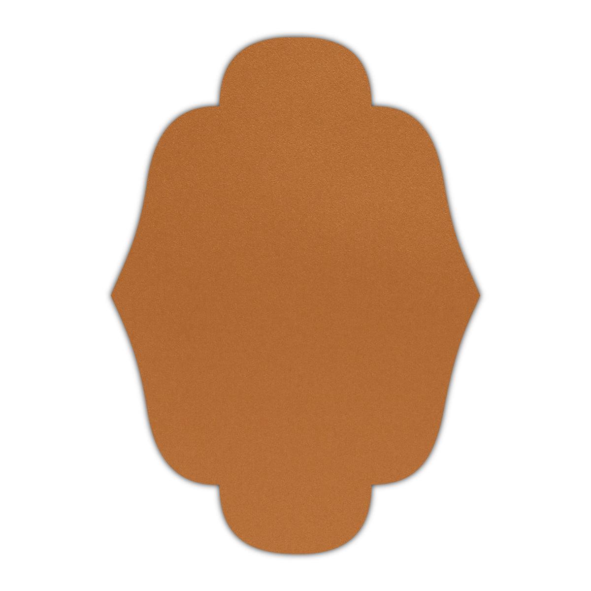 CMYK Print on Shimmer Copper Cardstock | Shape P34 | 5" x 7"