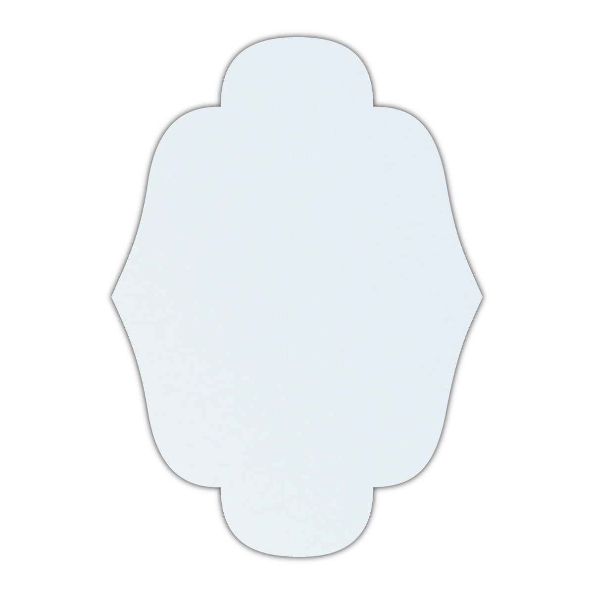 CMYK Print on Shimmer Ice Silver Cardstock | Shape P34 | 11" x 17"
