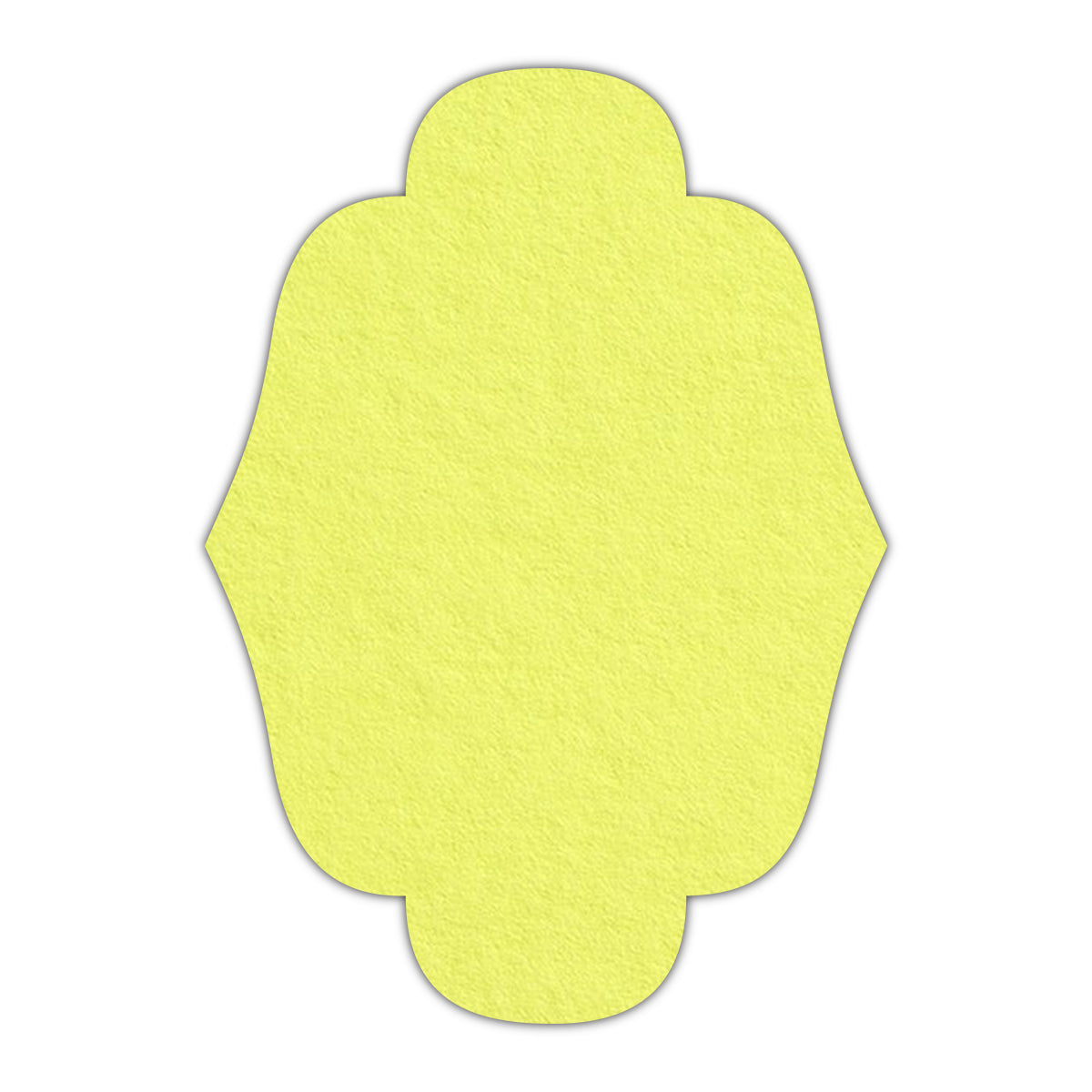 CMYK Print on Key Lime Cardstock | Shape P34 | 3" x 5"