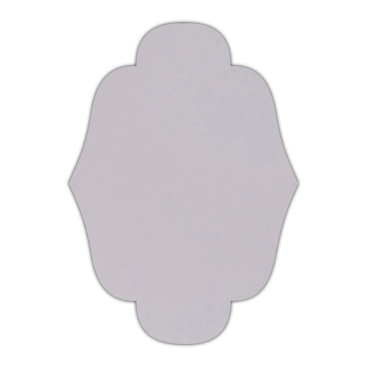 CMYK Print on Shimmer Kunzite Cardstock | Shape P34 | 2.5" x 3.5"