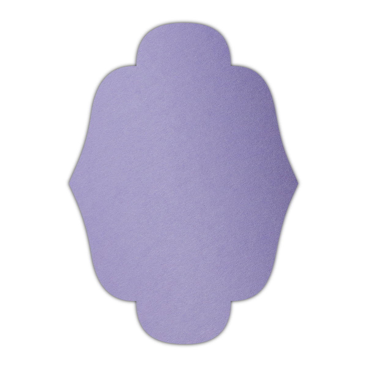 CMYK Print on Lavender Cardstock | Shape P34 | 3" x 5"
