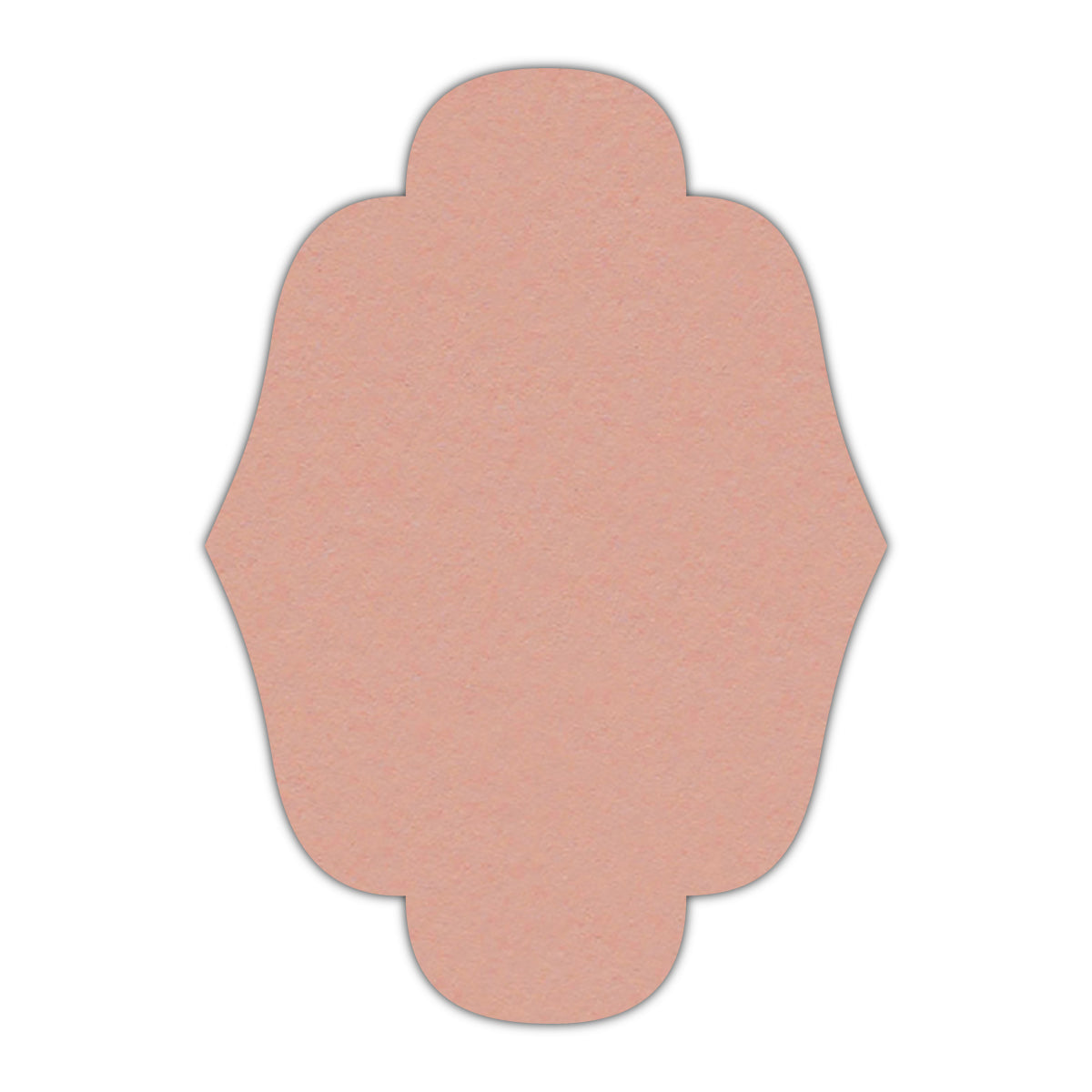 CMYK Print on Old Rose Cardstock | Shape P34 | 5" x 7"