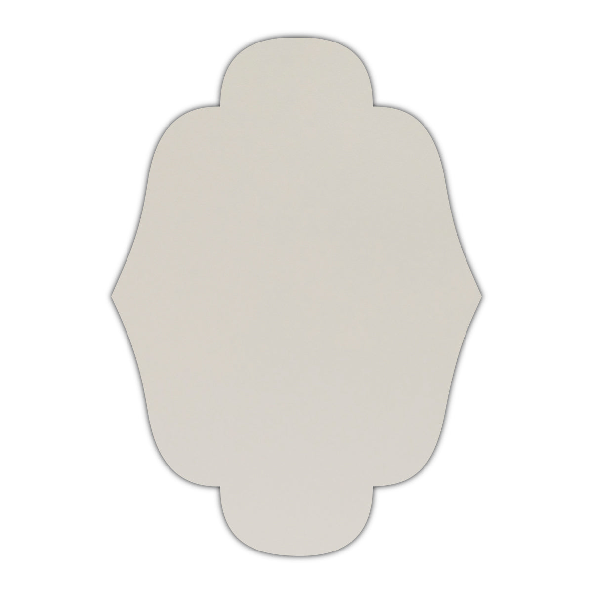 CMYK Print on Shimmer Opal Cardstock | Shape P34 | 2" x 3.5"