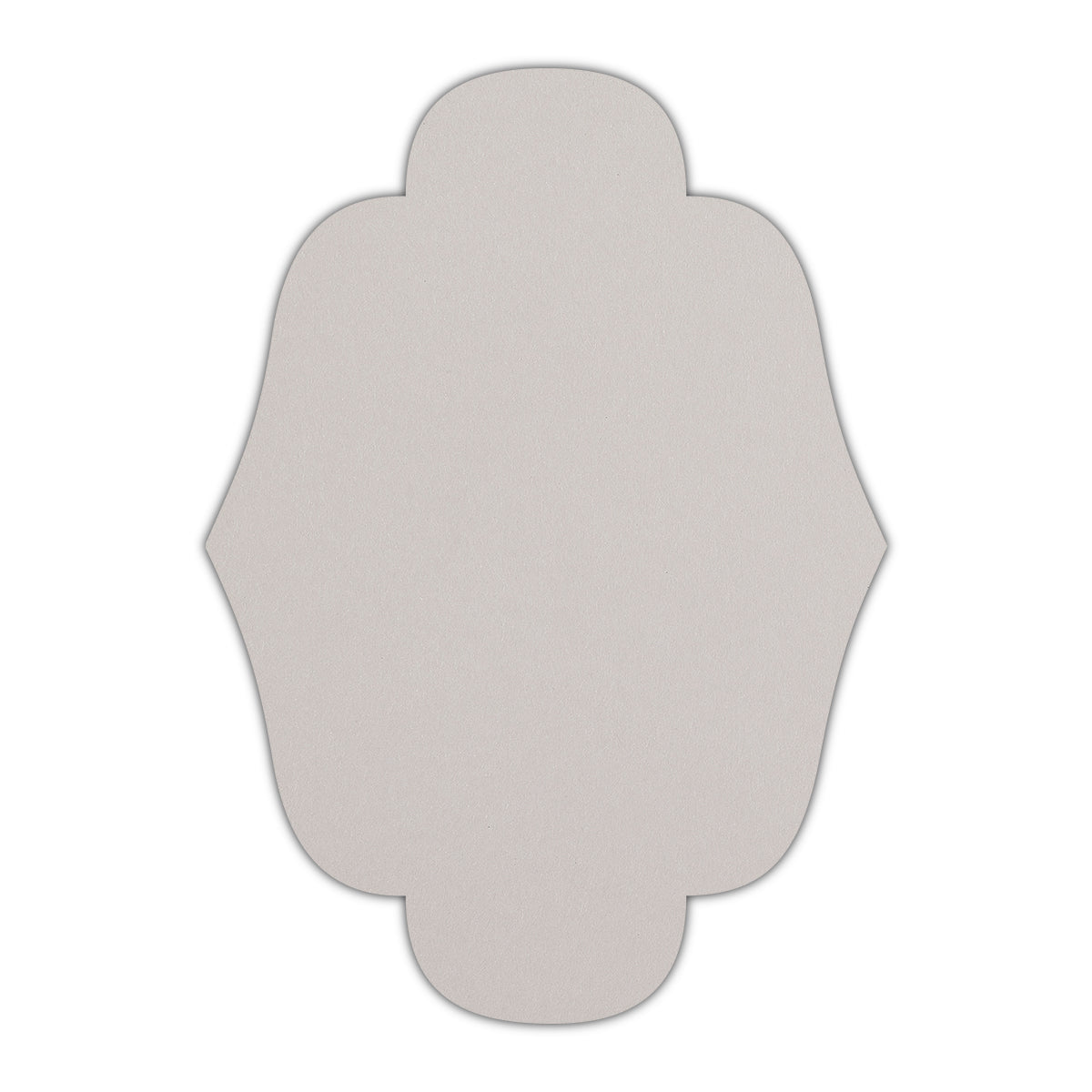 CMYK Print on Pale Grey Cardstock | Shape P34 | 2" x 3.5"
