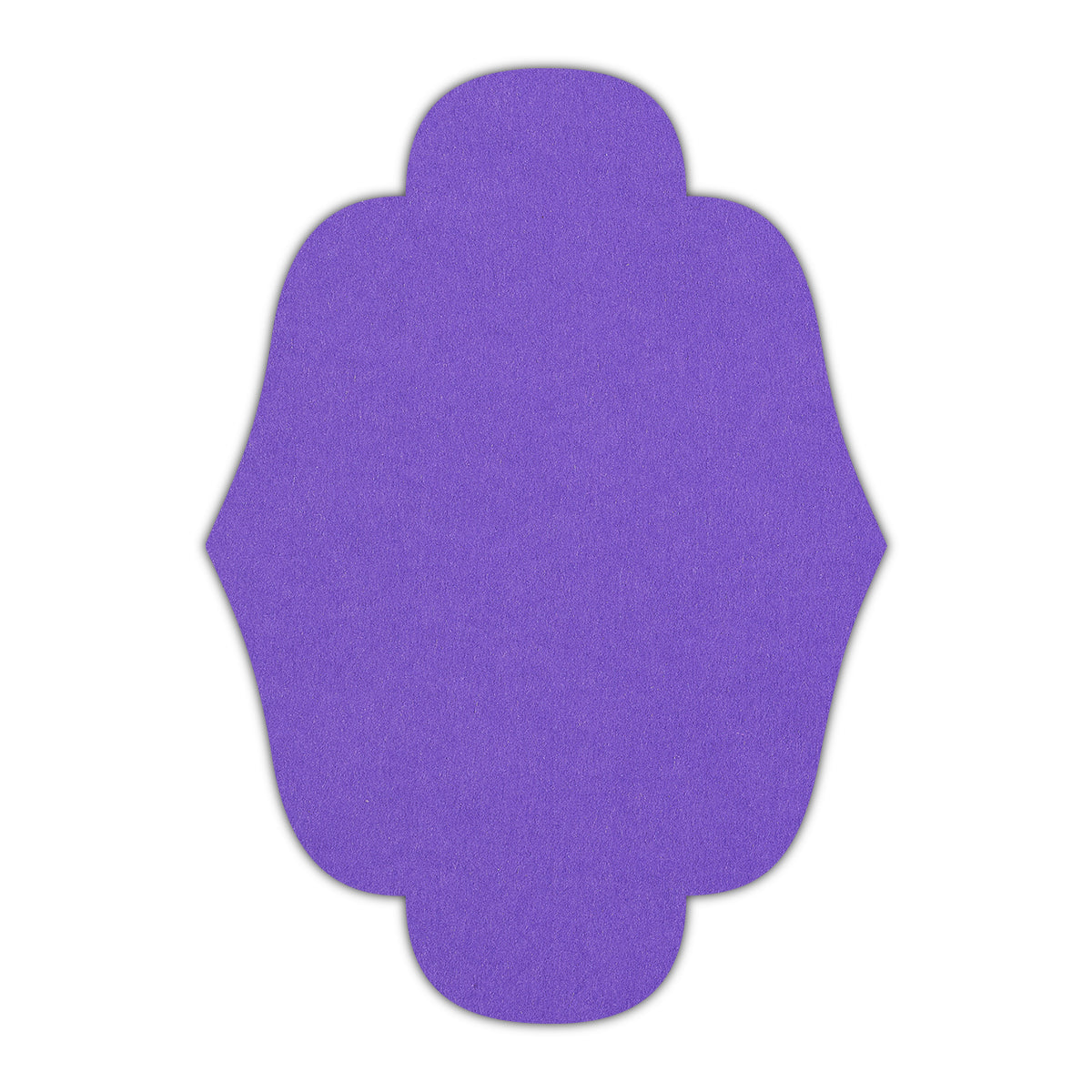 CMYK Print on Purple Cardstock | Shape P34 | 5" x 8"