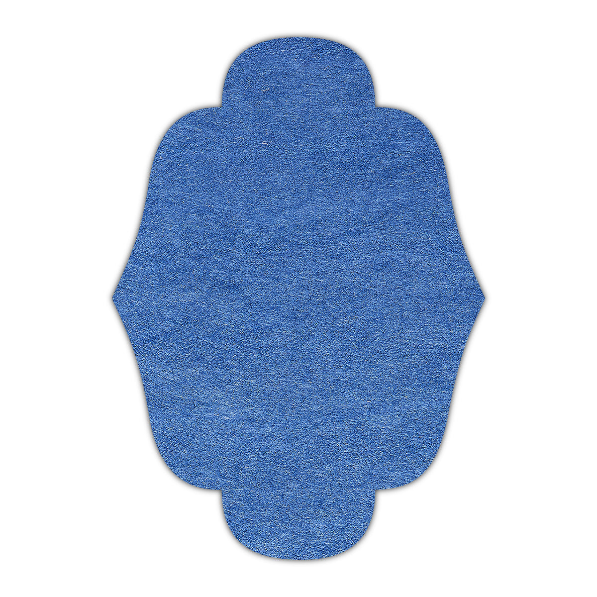 CMYK Print on Shimmer Sapphire Cardstock | Shape P34 | 5" x 8"