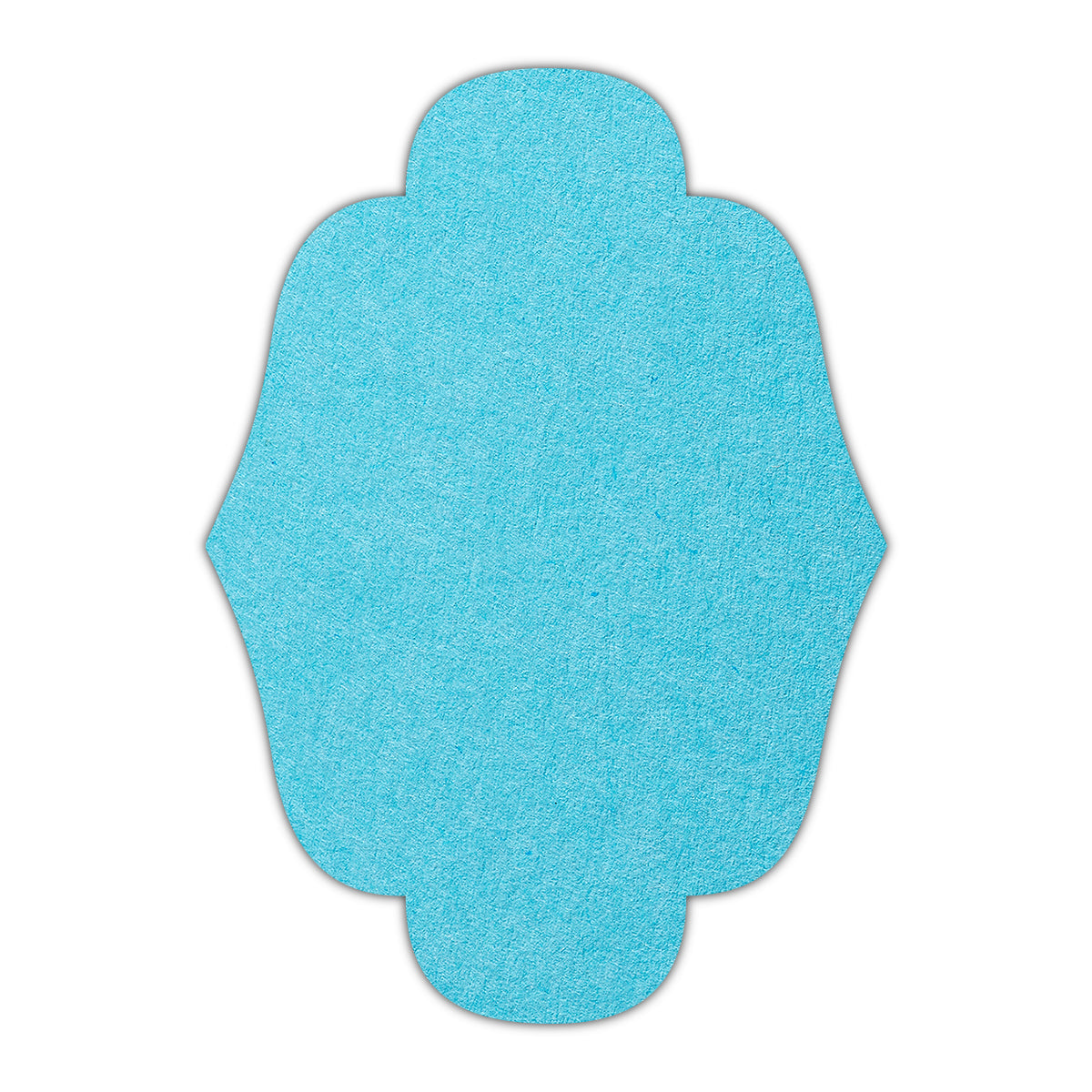 CMYK Print on Turquoise Cardstock | Shape P34 | 3.5" x 5"