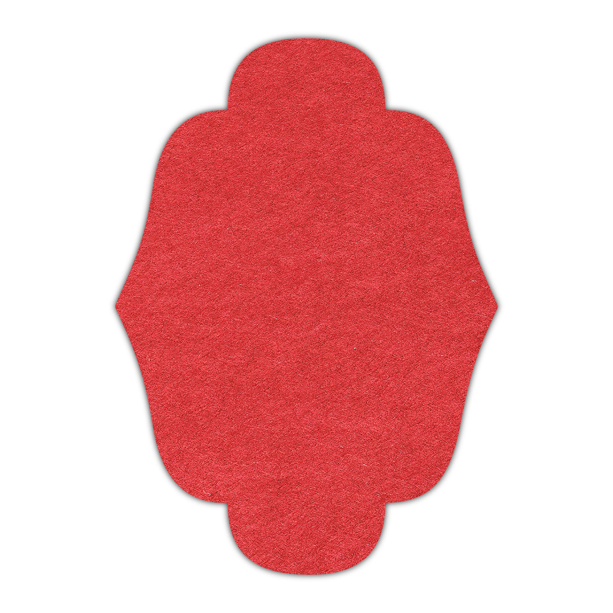 CMYK Print on Vermilion Cardstock | Shape P34 | 6" x 9"
