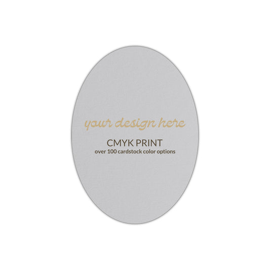 Shape P35 Diecut Card | CMYK Print | 2" x 3.5"