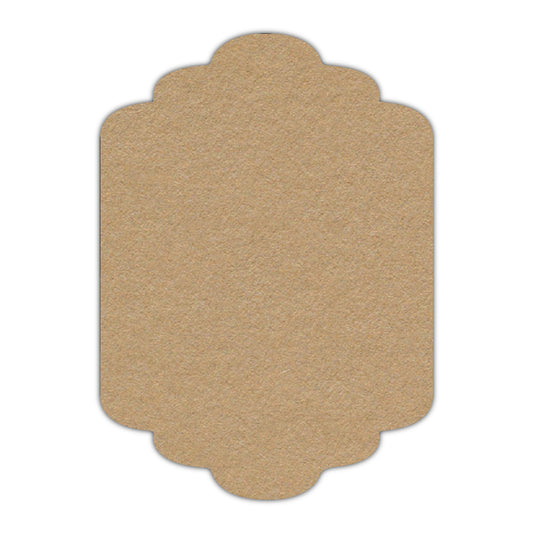 CMYK Print on Camel Cardstock | Shape P36 | 11" x 14"