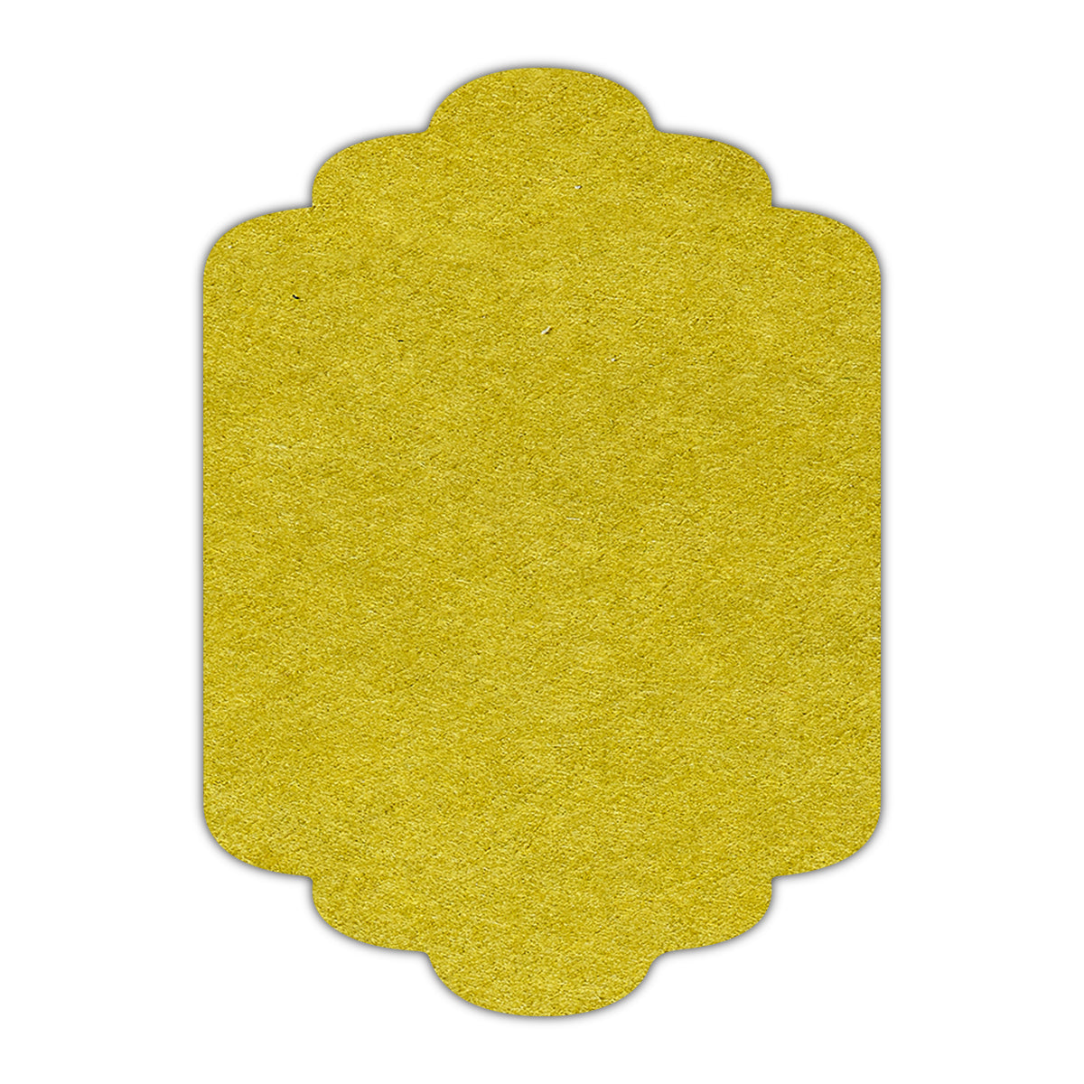 CMYK Print on Chartreuse Cardstock | Shape P36 | 5" x 8"