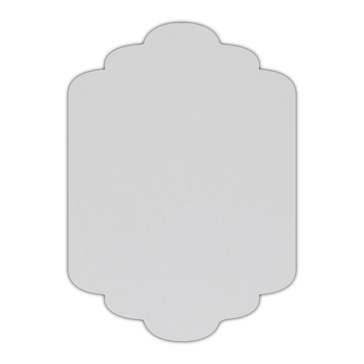 CMYK Print on Shimmer Crystal Cardstock | Shape P36 | 3.5" x 5"