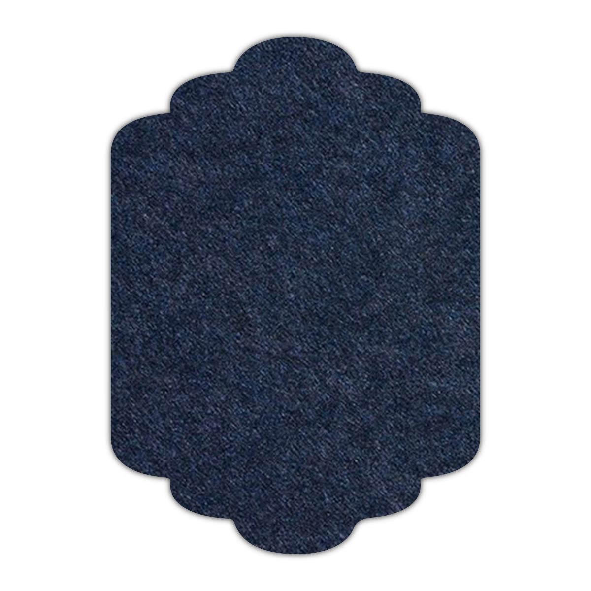 CMYK Print on Dark Navy Blue Cardstock | Shape P36 | 5.5" x 8.5"