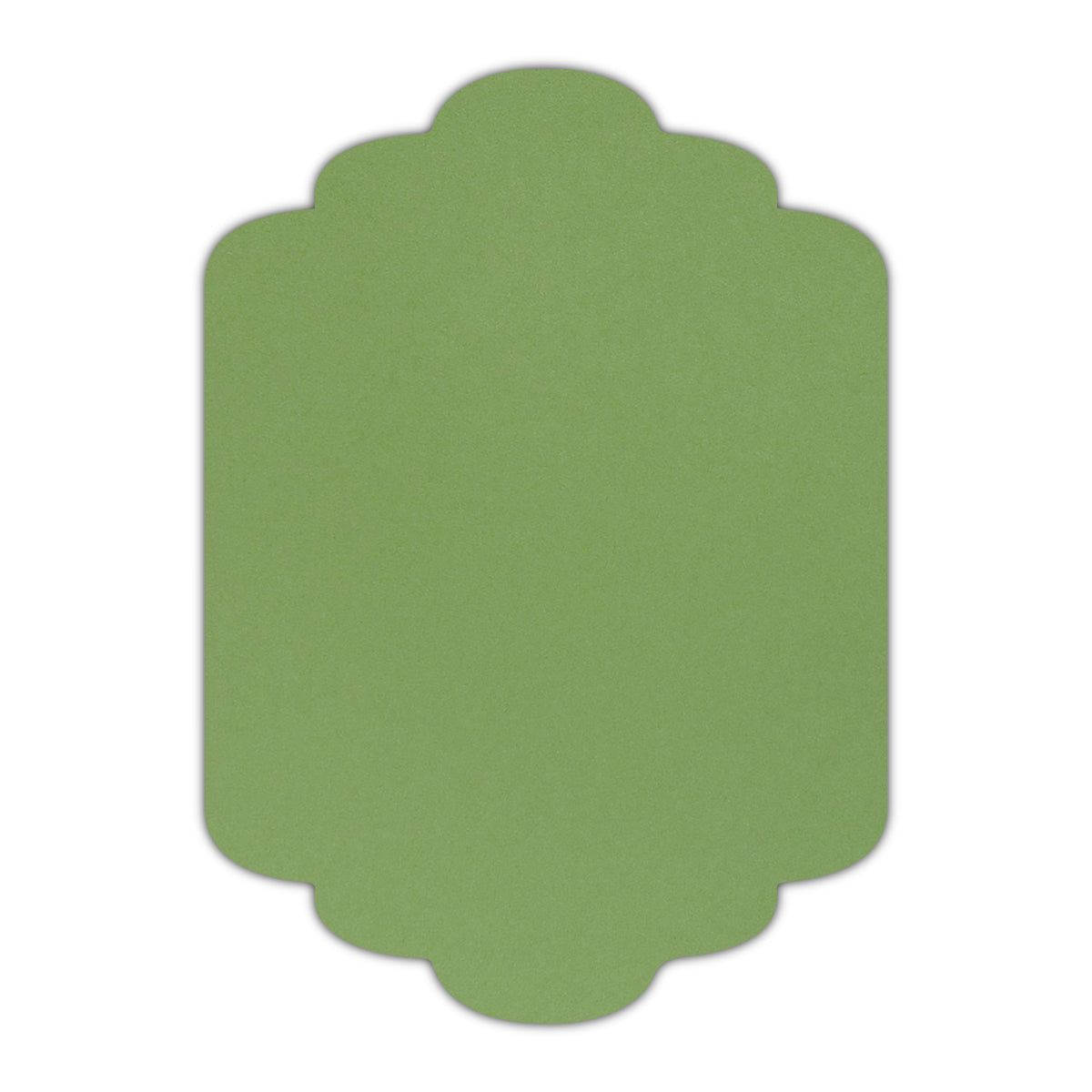 CMYK Print on Shimmer Fairway Cardstock | Shape P36 | 12" x 18"