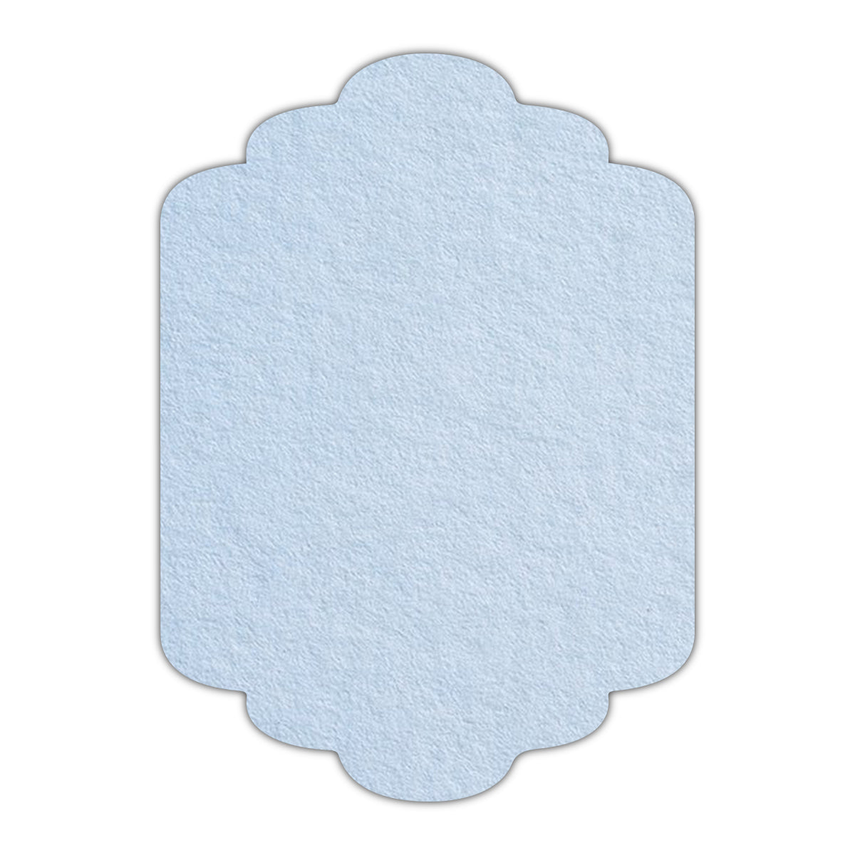 CMYK Print on Light Sky Blue Cardstock | Shape P36 | 5.5" x 8.5"