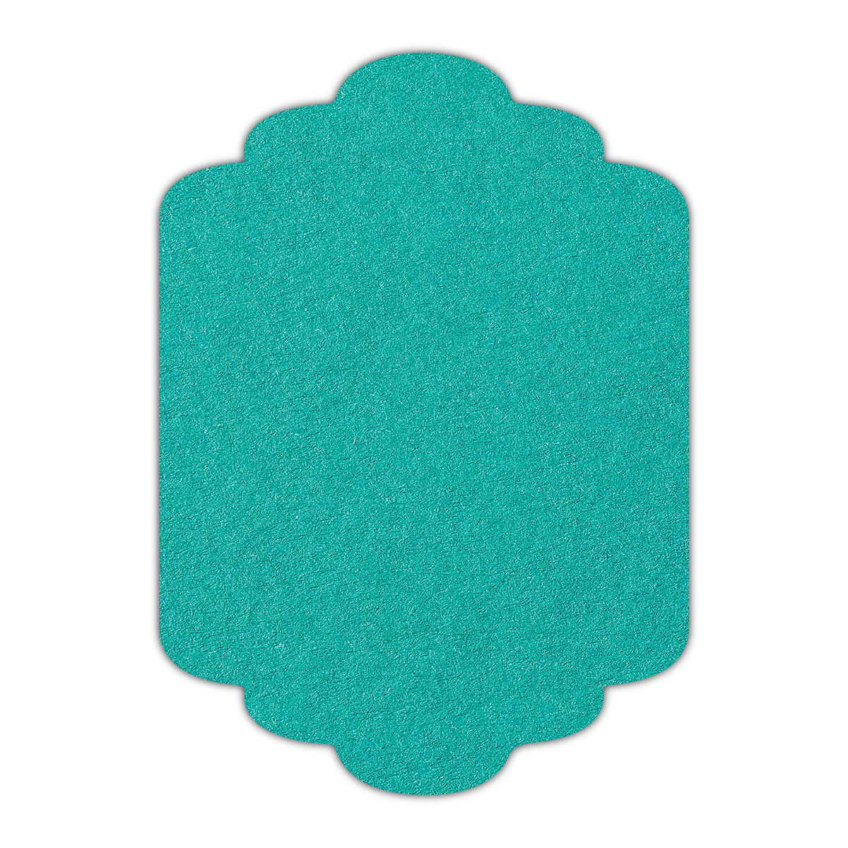 CMYK Print on Marrs Green Cardstock | Shape P36 | 2" x 3.5"