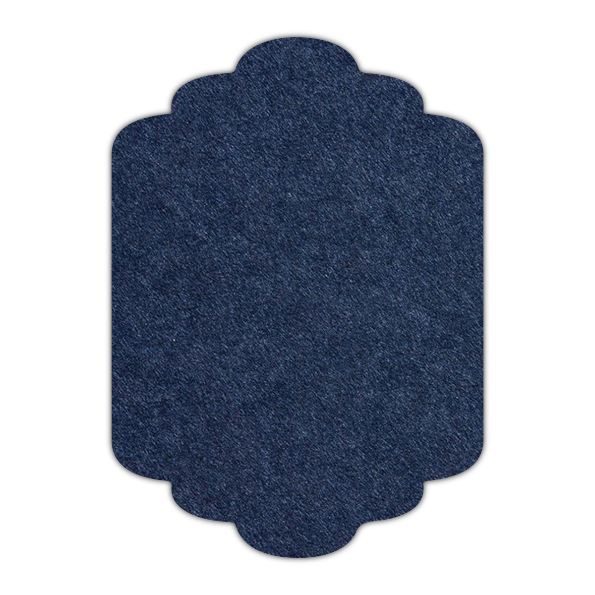 CMYK Print on Midnight Blue Cardstock | Shape P36 | 6" x 9"