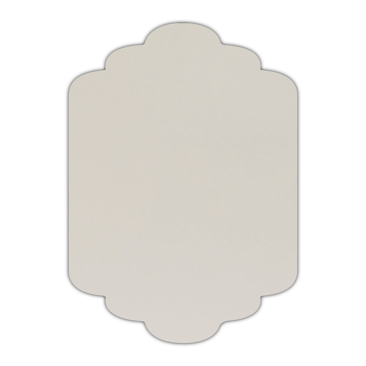 CMYK Print on Shimmer Opal Cardstock | Shape P36 | 2" x 3"
