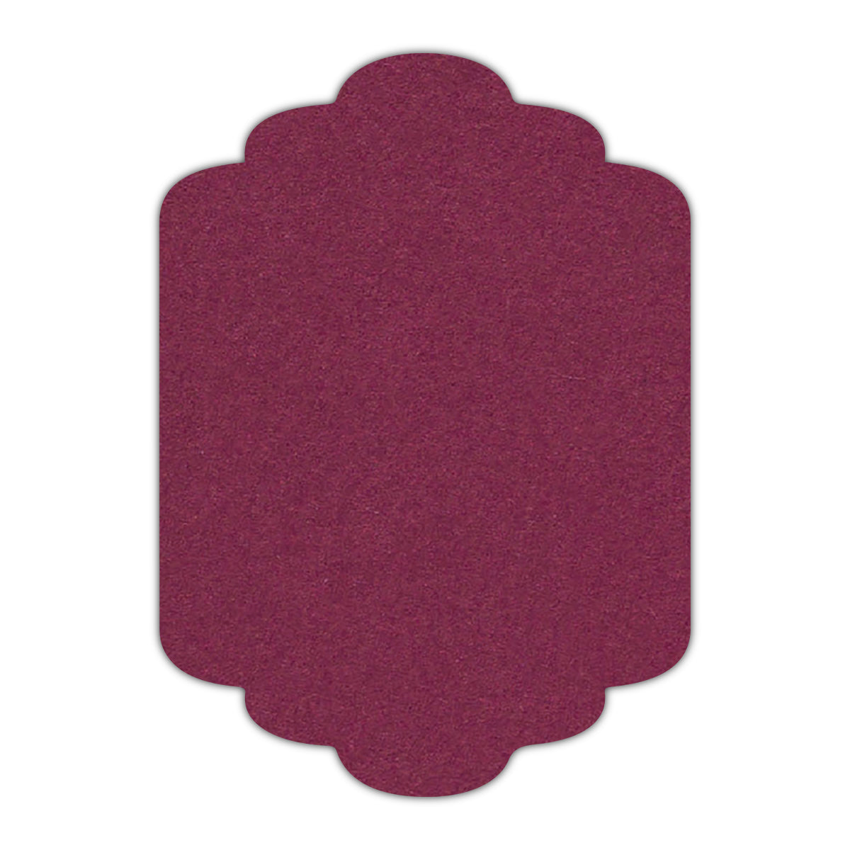 CMYK Print on Orchid Cardstock | Shape P36 | 5.5" x 8.5"